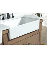 Ari Bath Marina 60" Bathroom Vanity Weathered Fir