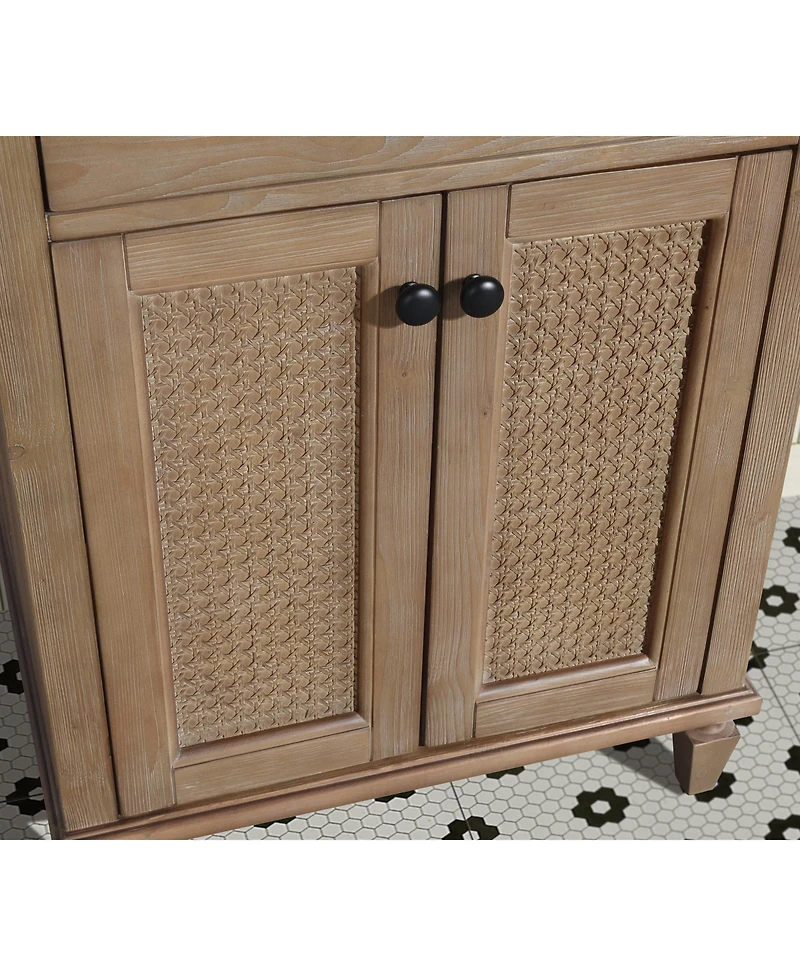 Ari Bath Annie 24" Bathroom Vanity Weathered Fir