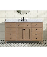 Ari Bath Annie 60" Bathroom Vanity Weathered Fir
