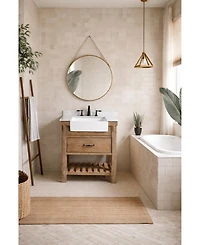 Ari Bath Marina 30" Bathroom Vanity Weathered Fir