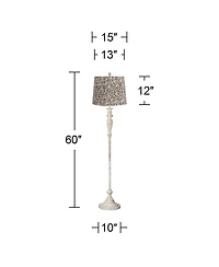 360 Lighting Colonnade Traditional 60" Tall Standing Floor Lamp