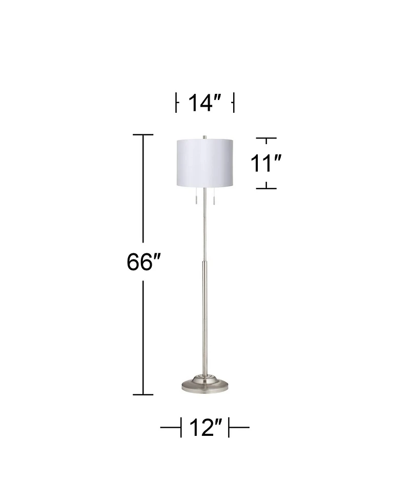 360 Lighting Abba Modern Floor Lamp 66" Tall