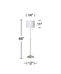 360 Lighting Abba Modern Floor Lamp 66" Tall