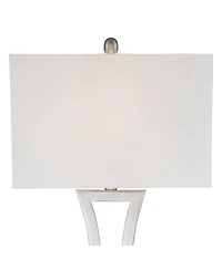 360 Lighting Roxie Modern Table Lamps Set of 2 with Marble Risers 31" Tall