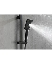 Busdays Handheld Shower with 28-Inch Slide Bar and 59-Inch Hose