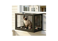 Zeus & Ruta Large Outdoor Cat Enclosure for Backyard Patio Playpen