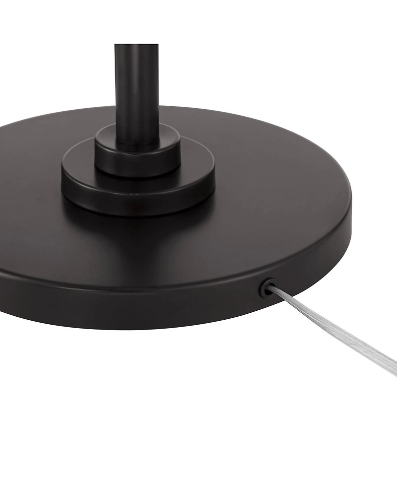 360 Lighting Romero Farmhouse Rustic 61.5" Tall Standing Floor Lamp Pole Swing Arm