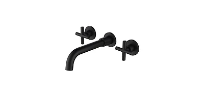 Busdays Wall Mount Bathroom Sink Faucet, Single-Handle Wall Faucet for Vessel Sink, Modern Design