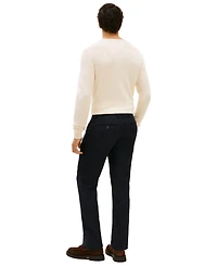 Tommy Hilfiger Men's Tonal Check Design Straight Leg Chinos Pants