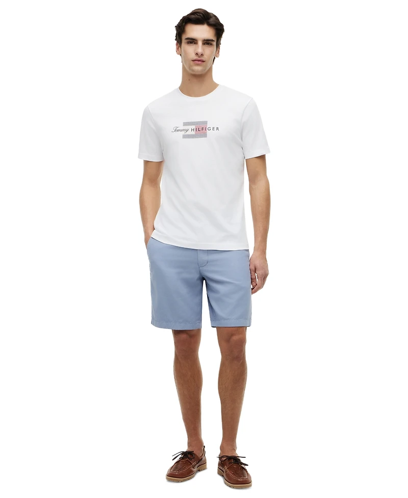 Tommy Hilfiger Men's Script Flag Regular-Fit T-Shirt