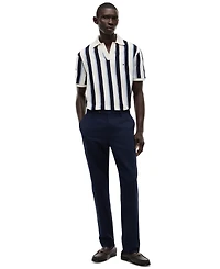 Tommy Hilfiger Men's Crepe V-Neck Polo Shirt