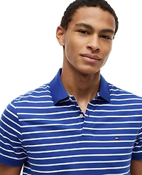 Tommy Hilfiger Men's Interlock Stripe Regular-Fit Polo Shirt