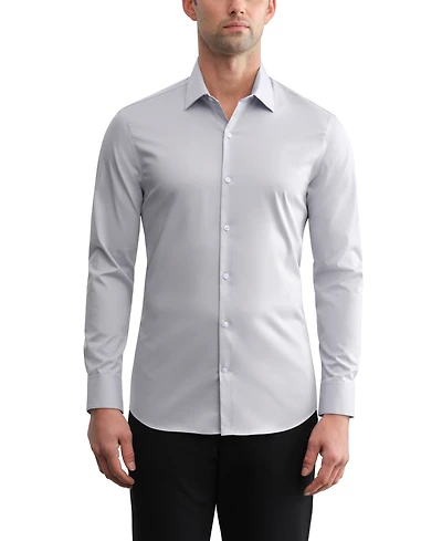 Calvin Klein Men's Long-Sleeve Spread Collar Dress Shirt