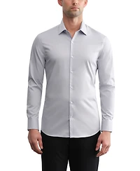 Calvin Klein Men's Long-Sleeve Spread Collar Dress Shirt