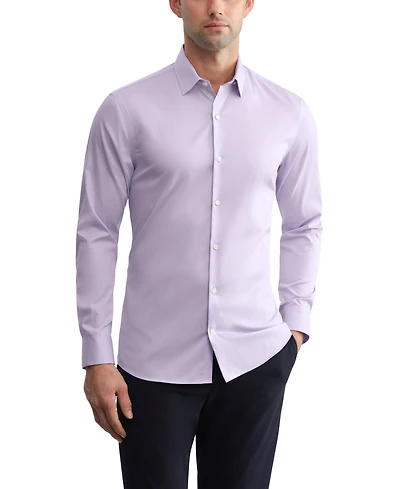 Calvin Klein Men's Long-Sleeve Spread Collar Dress Shirt