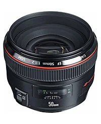 Canon Ef 50mm f/1.2L Usm Lens, Bundle with ProOptic 72mm Filter Kit, Soft Lens Case, Lens Cleaner, Cleaning Kit, Lens Cap Tether