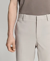 Mango Men's Stretch Fabric Super Slim-Fit Suit Pants