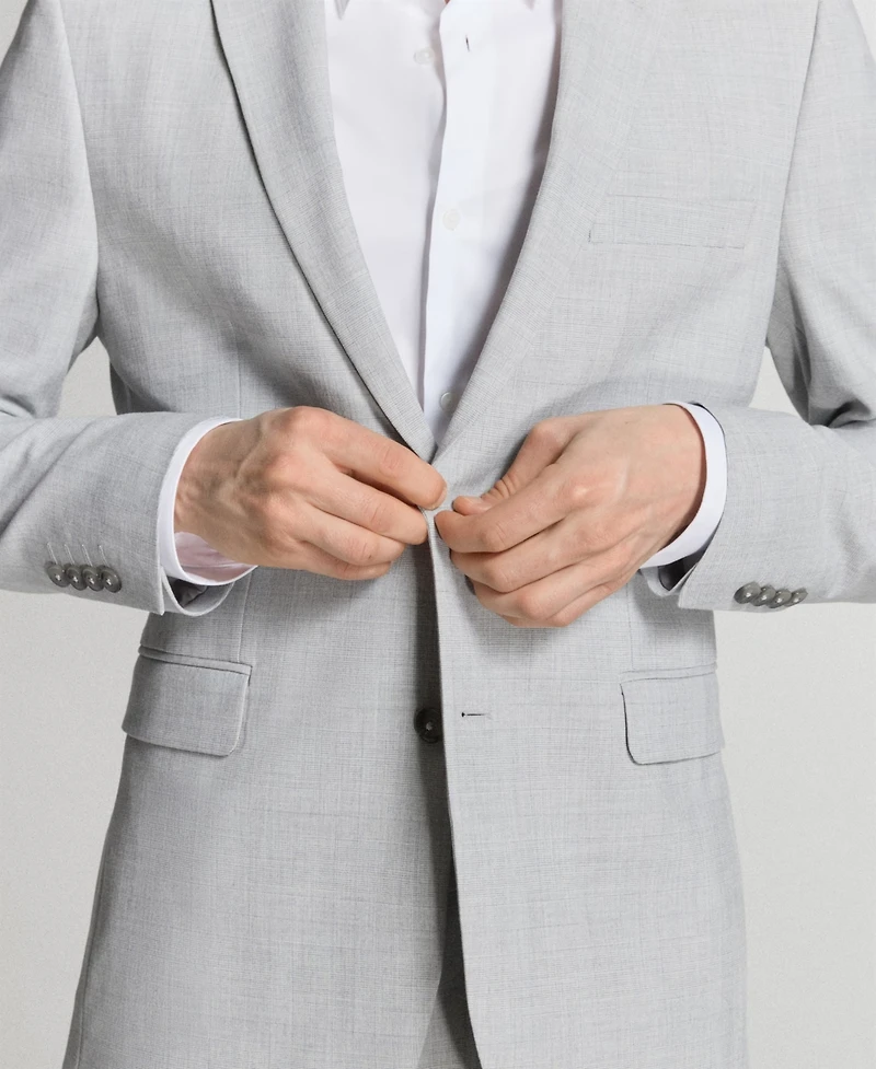 Mango Men's Stretch Fabric Super Slim-Fit Suit Jacket