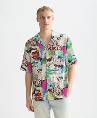 Scotch & Soda Men's Regular-Fit Printed Shirt