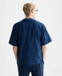 Scotch & Soda Men's Embroidered Short-Sleeve Shirt