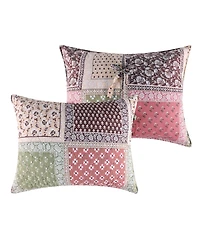 Greenland Home Fashions Priya Patchwork Print 3-Pc. Quilt Set