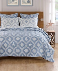 Greenland Home Fashions Laguna Reversible 2-Pc. Coverlet Set, Twin/Twin Xl