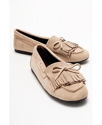 Forever and Always Shoes Axeli Leather Tassel Loafer (Women)