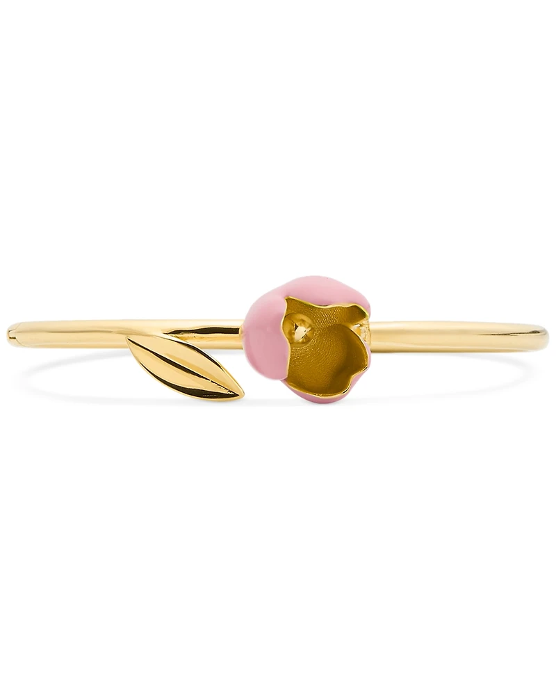 kate spade new york Gold Plated Bloom Bangle Bracelet