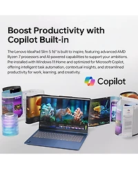 Lenovo IdeaPad Slim 5 16" Traditional Laptop Amd Ryzen Ai 7 64GB Ram Amd Radeon Graphics 4TB Ssd Storage Windows 11 Home 60Hz