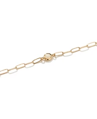 Anzie Classique Birthstone Paperclip Bracelet