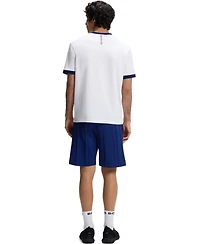 Boss by Hugo Men's Stretch-Cotton Usa Country Flag Logo T-Shirt