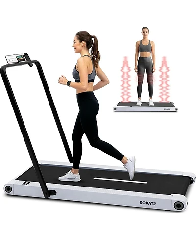 Squatz 2-in-1 Walking Pad with Vibration Plates