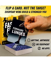 Quokka Fast Fit Mode Workout Cards — 120 Tear Resistant Hiit Fitness Deck
