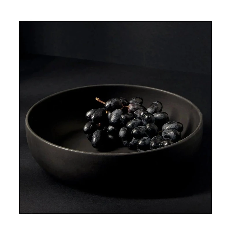 Gharyan Stoneware, Shallow Stoneware Serving Bowl 60 oz