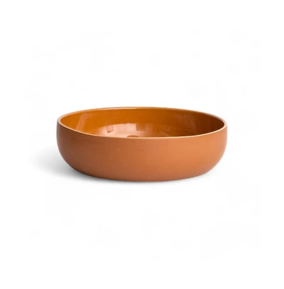 Gharyan Stoneware, Shallow Stoneware Serving Bowl 60 oz