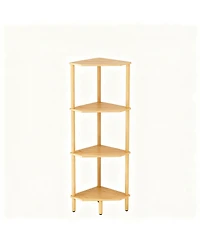 Yigii Corner Shelf Stand Storage Organizer for Bathroom Kitchen Bedroom