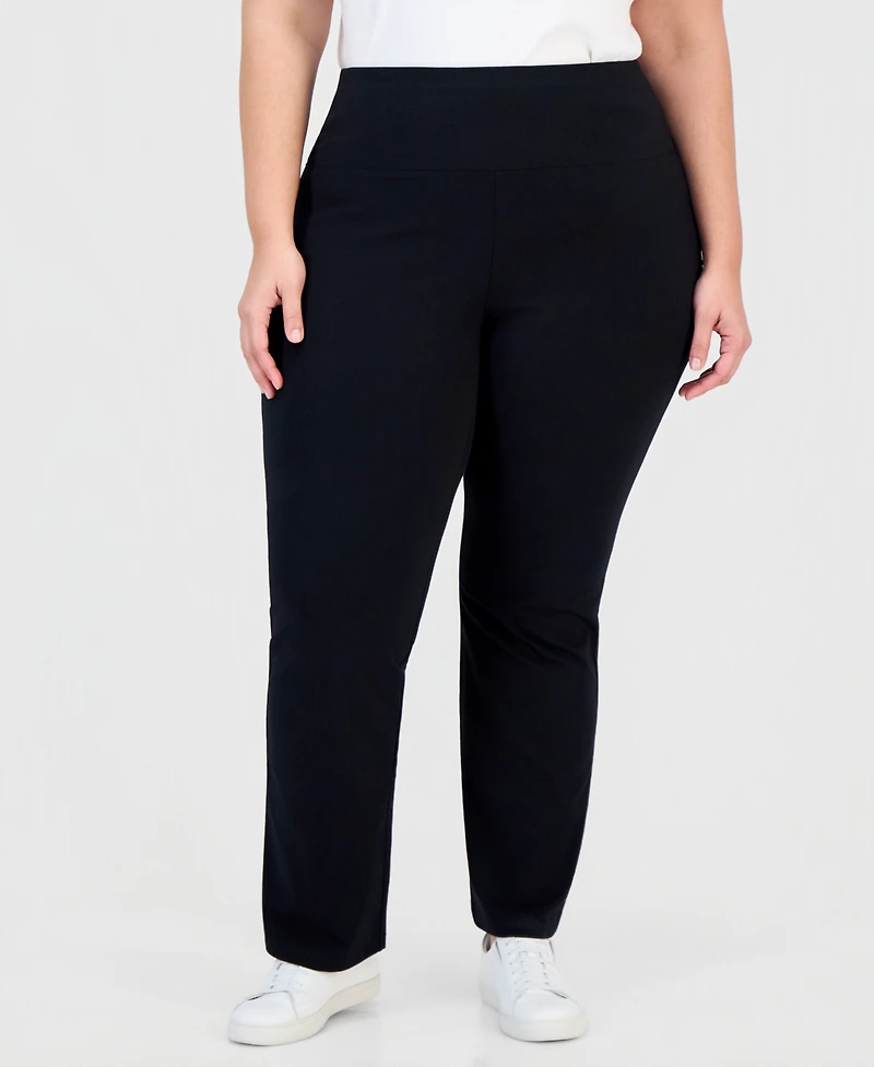 Style & Co Plus High-Rise Bootcut Leggings, Macy's Exclusive