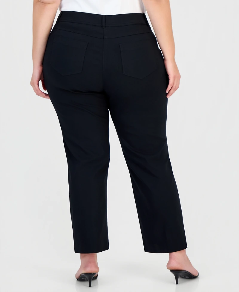 Jm Collection Plus and Petite Curvy Pants, Exclusively at Macy's