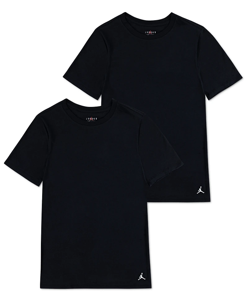 Jordan Big Boys Flight Base T-shirt, Pack of 2