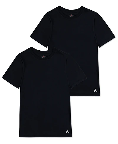 Jordan Big Boys Flight Base T-shirt, Pack of 2