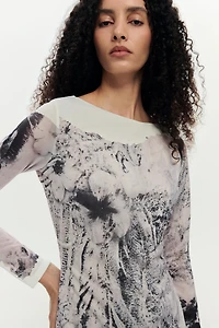 Desigual Women's Printed collage dress