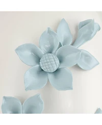 360 Lighting Novalis 24" High Flower Ceramic Table Lamp Set of 2