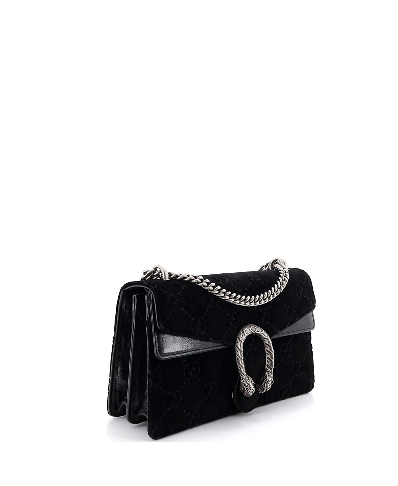 Pre-Owned Gucci Small Dionysus Bag Gg Velvet