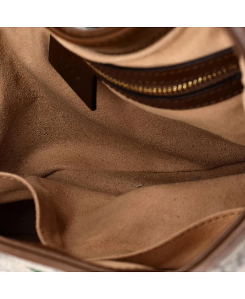 Pre-Owned Gucci Small Jackie 1961 Hobo Gg Coated Canvas