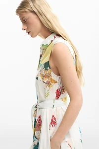 Desigual Women's Shirt Dress Postcards