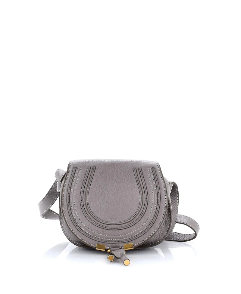 Pre-Owned Chloe Small Marcie Crossbody Bag Leather
