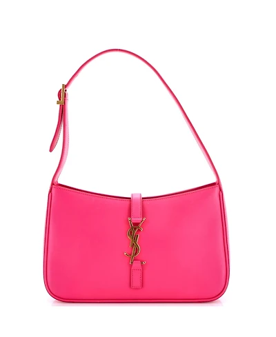 Pre-Owned Saint Laurent Small Le 5 a 7 Hobo Leather