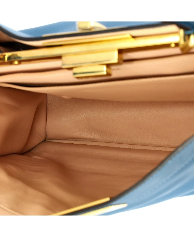 Pre-Owned Fendi Medium Peekaboo ISeeU Bag Leather