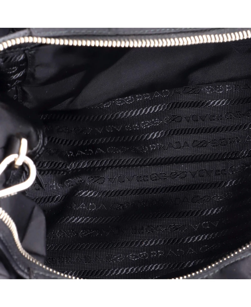 Pre-Owned Prada Small Padded Tote Bag Quilted Re-Nylon with Leather