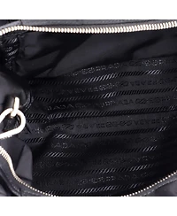 Pre-Owned Prada Small Padded Tote Bag Quilted Re-Nylon with Leather